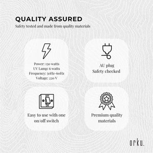 8L UV Steriliser Box | Beauty Equipment Sanitiser | Salon & Nail Tools Disinfection Cabinet