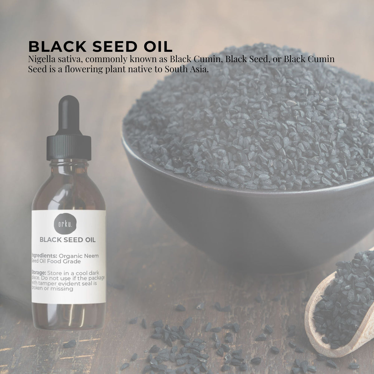 25ml Pure Black Seed Oil | 100% Ethiopian Nigella Sativa Cumin - Cold Pressed