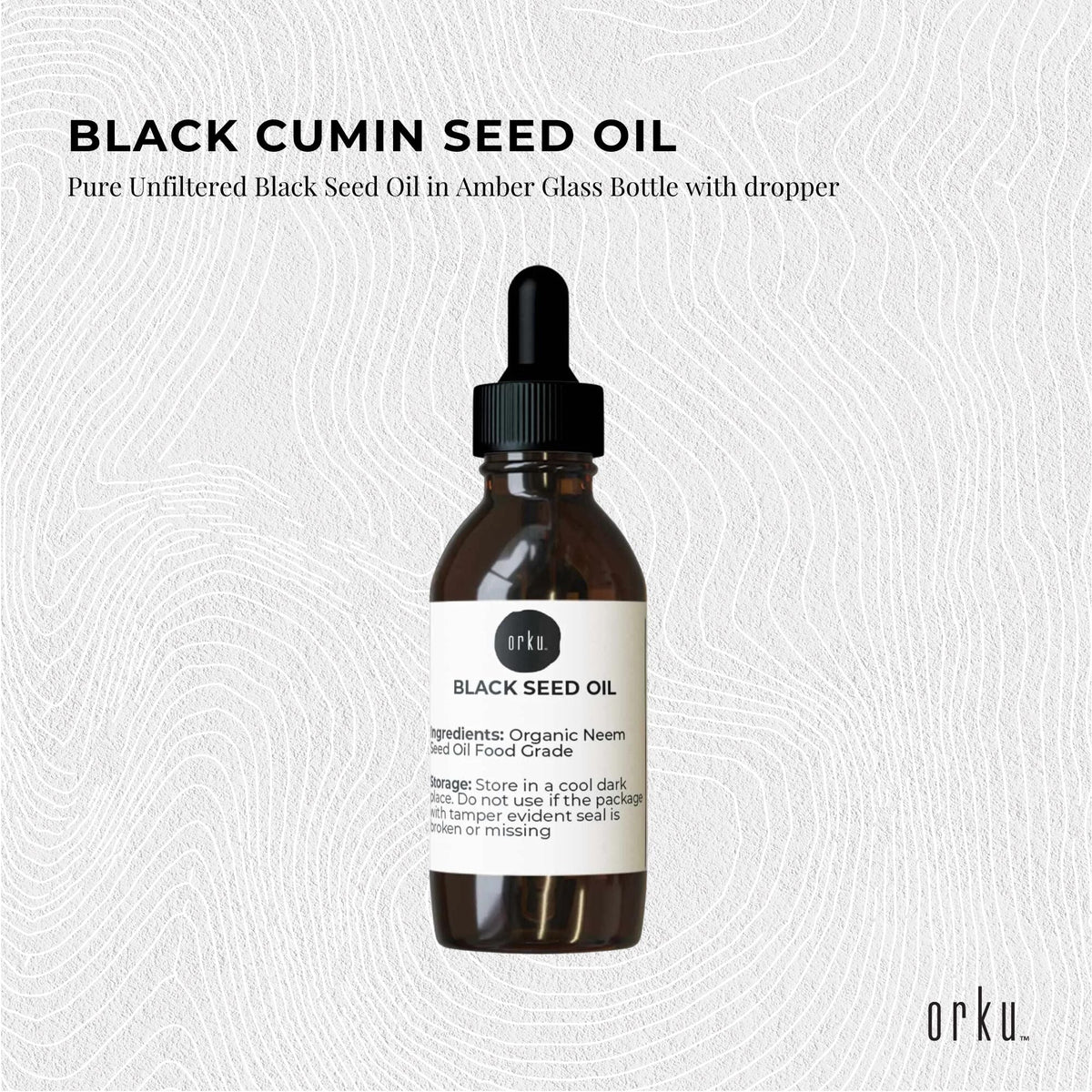 25ml Pure Black Seed Oil | 100% Ethiopian Nigella Sativa Cumin - Cold Pressed