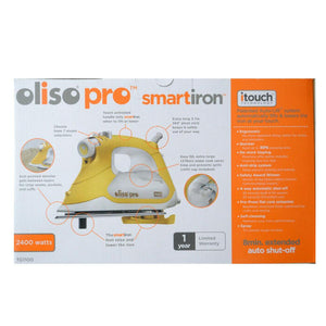 AU Plug Oliso Pro Iron | iTouch Smart Technology | Clothes Steamer & Quilting | TG1100