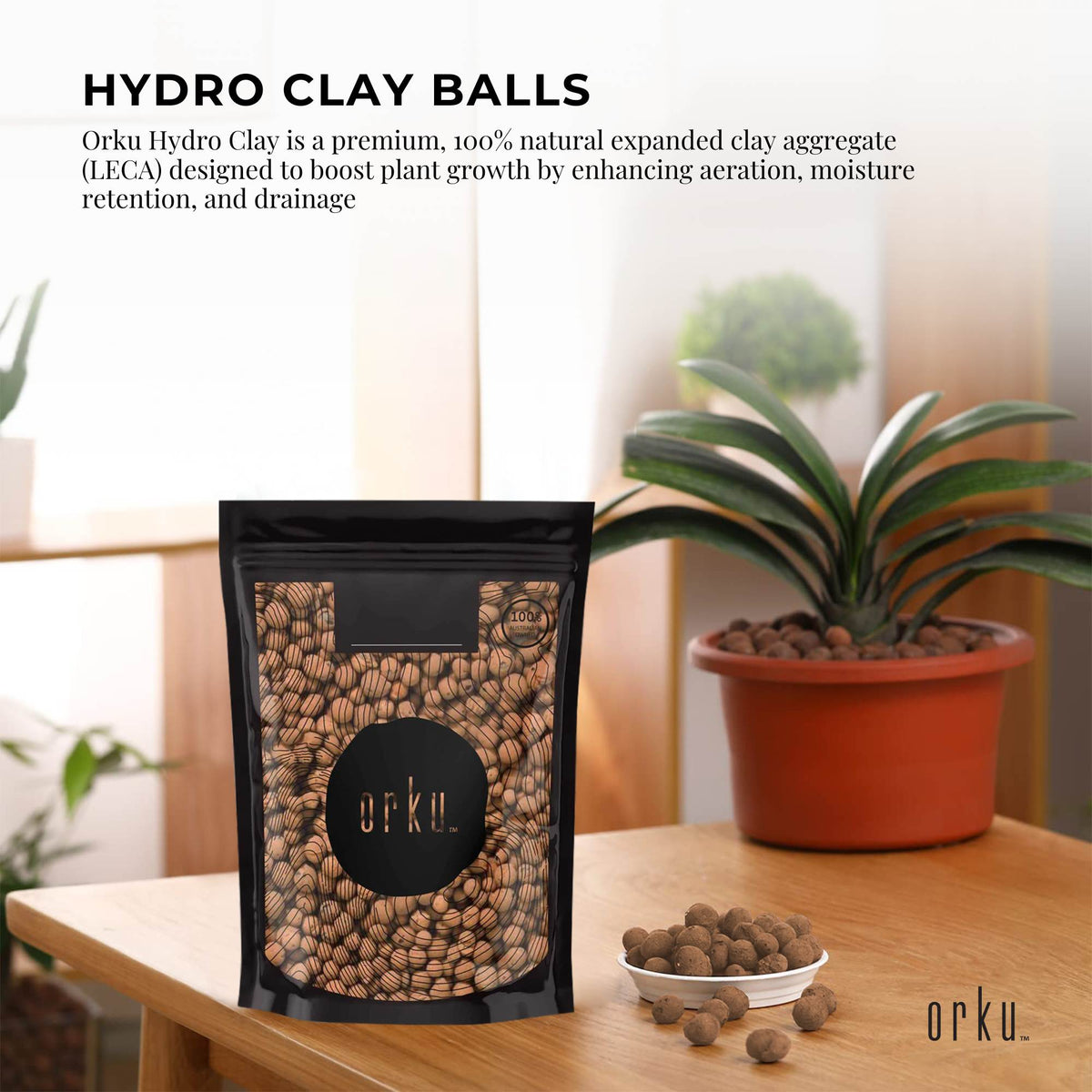 Hydro Clay Balls | 1L | Natural Expanded Growing Medium | Premium Hydroponics