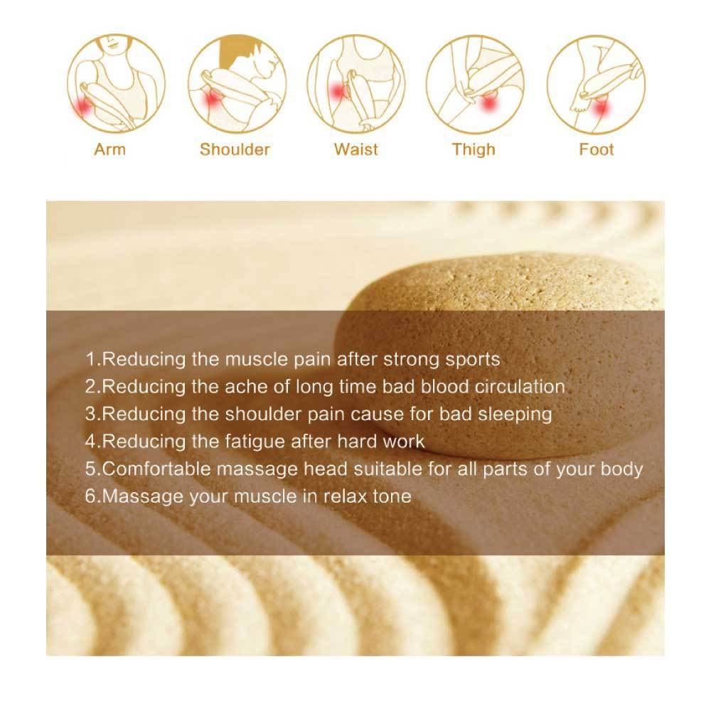 Full Body Handheld Massager | 6 Massage Heads | Neck, Shoulder & Back Massager