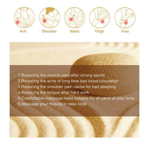 Full Body Handheld Massager | 6 Massage Heads | Neck, Shoulder & Back Massager