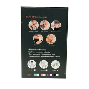 Full Body Vibration Handheld Massager | 4 Massage Heads | Neck, Shoulders, Back, Legs | Deep Tissue Relief