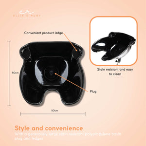 Large Portable Hairdressing Salon Basin | Deep Hair Washing Sink | Shampoo Wash Bowl