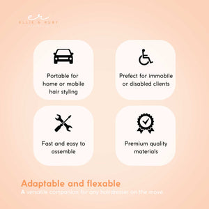 Large Portable Hairdressing Salon Basin | Deep Hair Washing Sink | Shampoo Wash Bowl