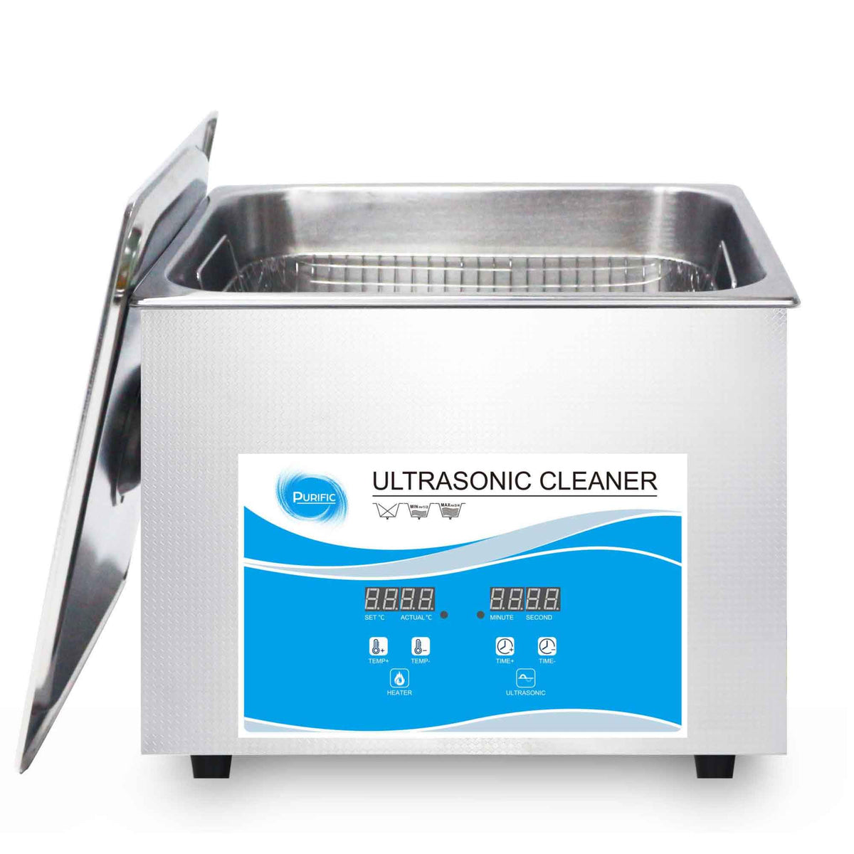 1.3L Digital Ultrasonic Cleaner | Jewelry & Parts Cleaning | Ultra Sonic Bath with Degas Function