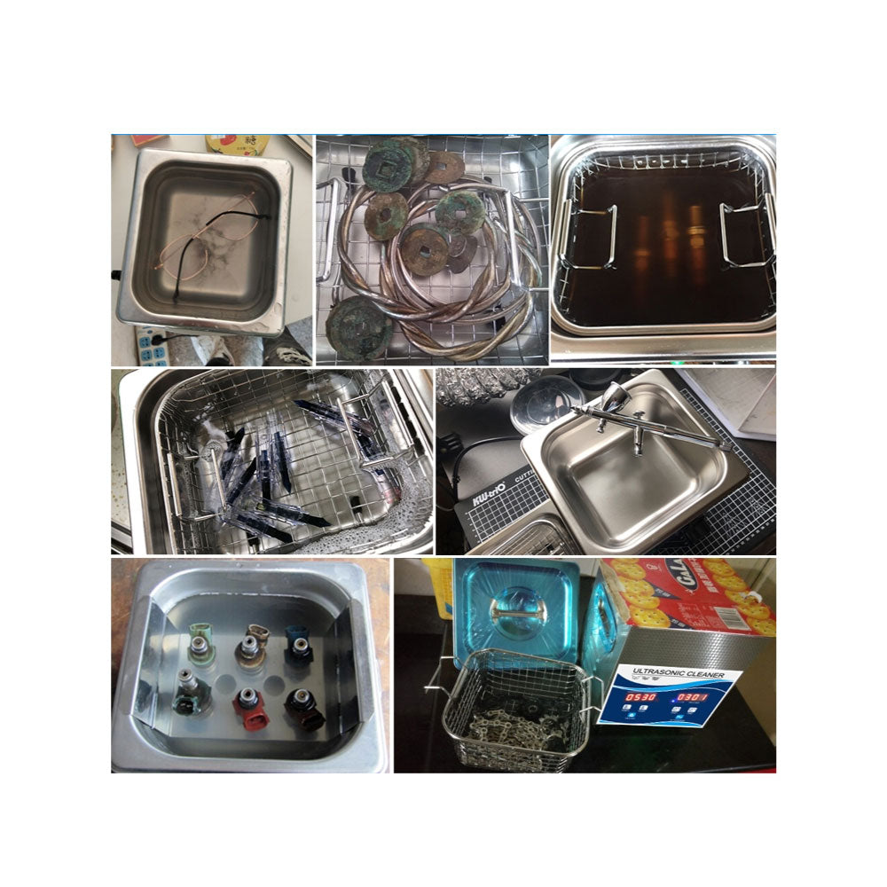1.3L Digital Ultrasonic Cleaner | Jewelry & Parts Cleaning | Ultra Sonic Bath with Degas Function