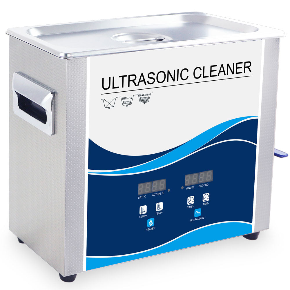 6.5L Digital Ultrasonic Cleaner | Jewelry & Parts Cleaning | Ultra Sonic Bath with Degas Function