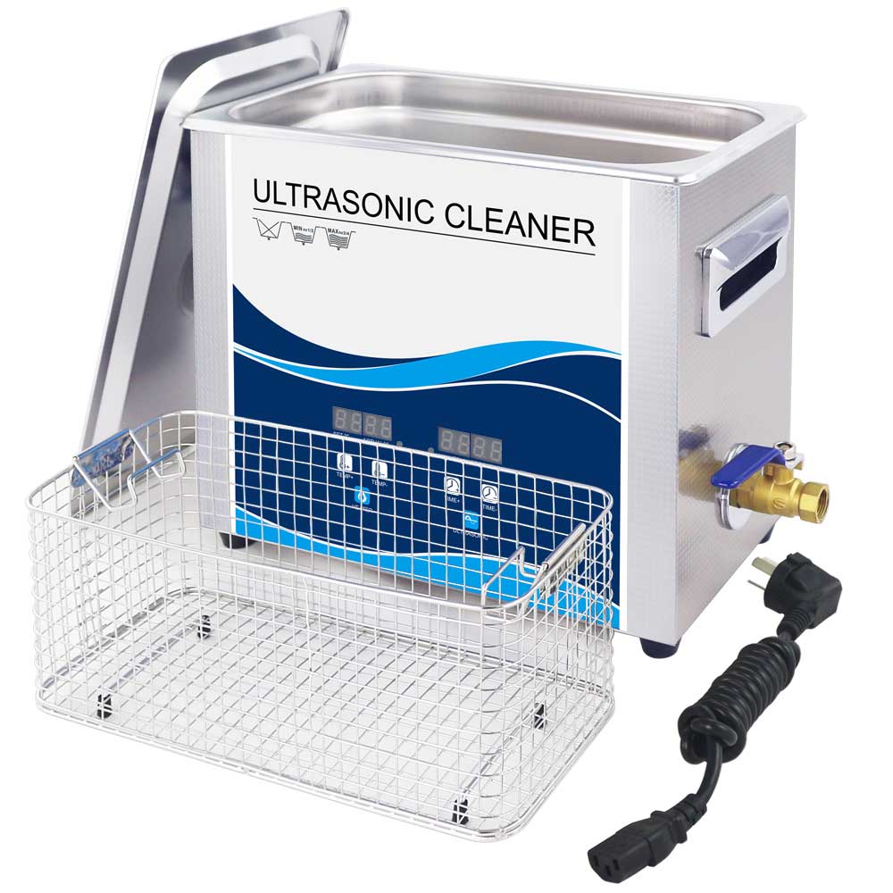 6.5L Digital Ultrasonic Cleaner | Jewelry & Parts Cleaning | Ultra Sonic Bath with Degas Function