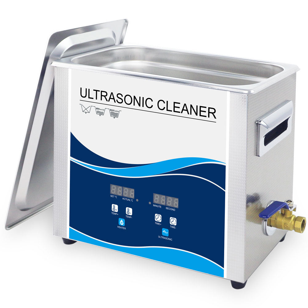 6.5L Digital Ultrasonic Cleaner | Jewelry & Parts Cleaning | Ultra Sonic Bath with Degas Function