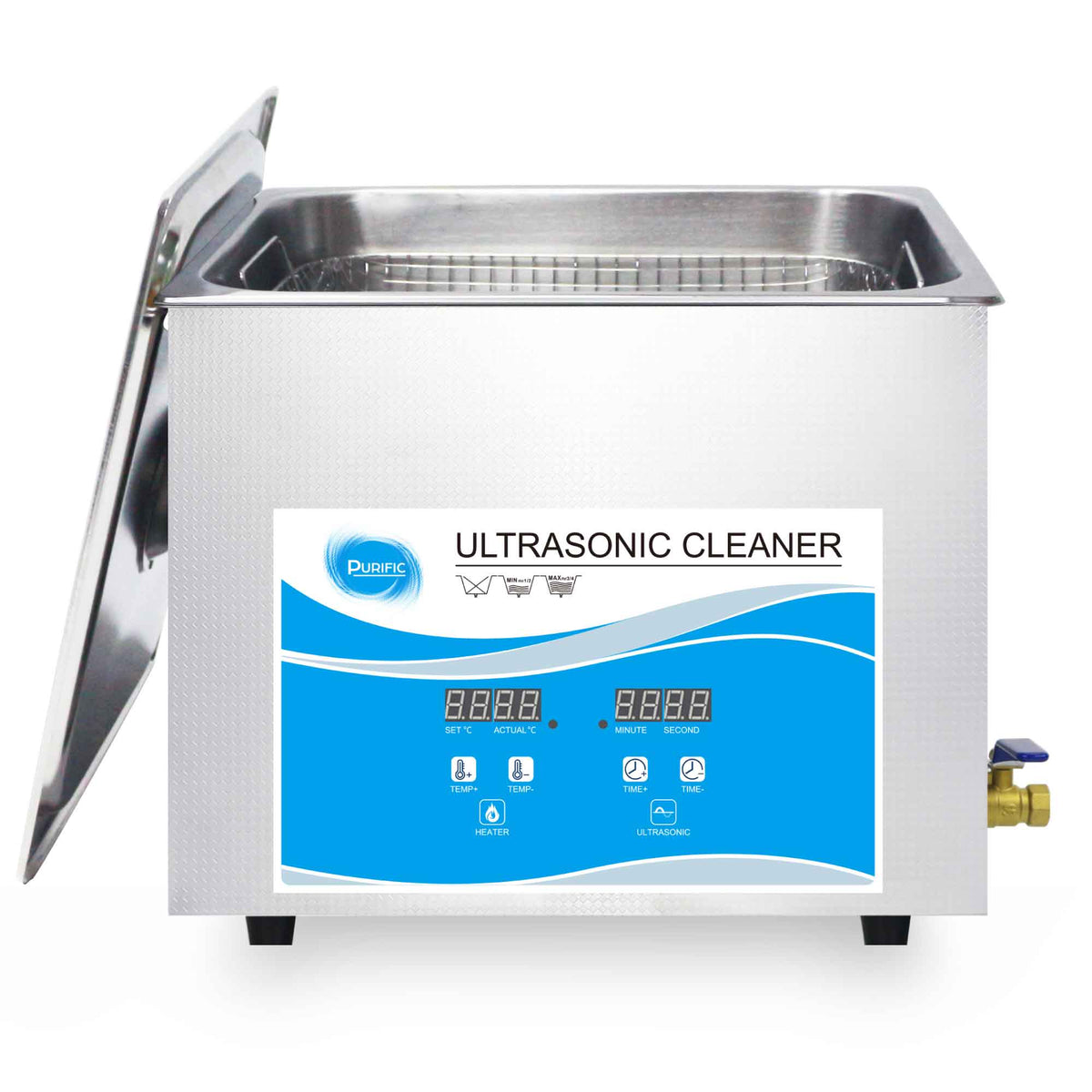 15L Digital Ultrasonic Cleaner | Jewelry & Parts Cleaning | Ultra Sonic Bath with Degas Function