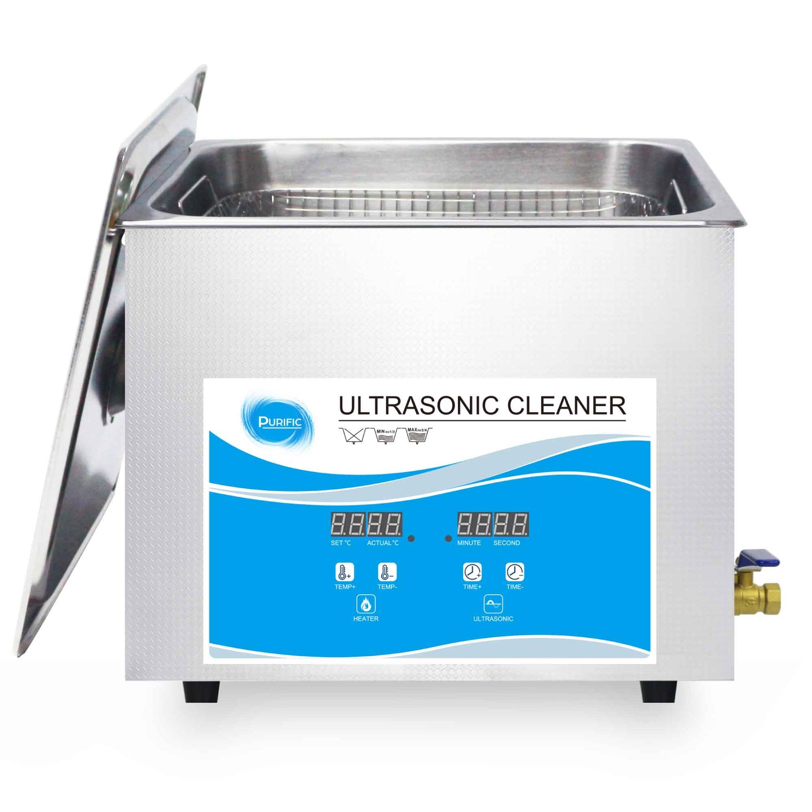 15L Digital Ultrasonic Cleaner | Jewelry & Parts Cleaning | Ultra Sonic Bath with Degas Function