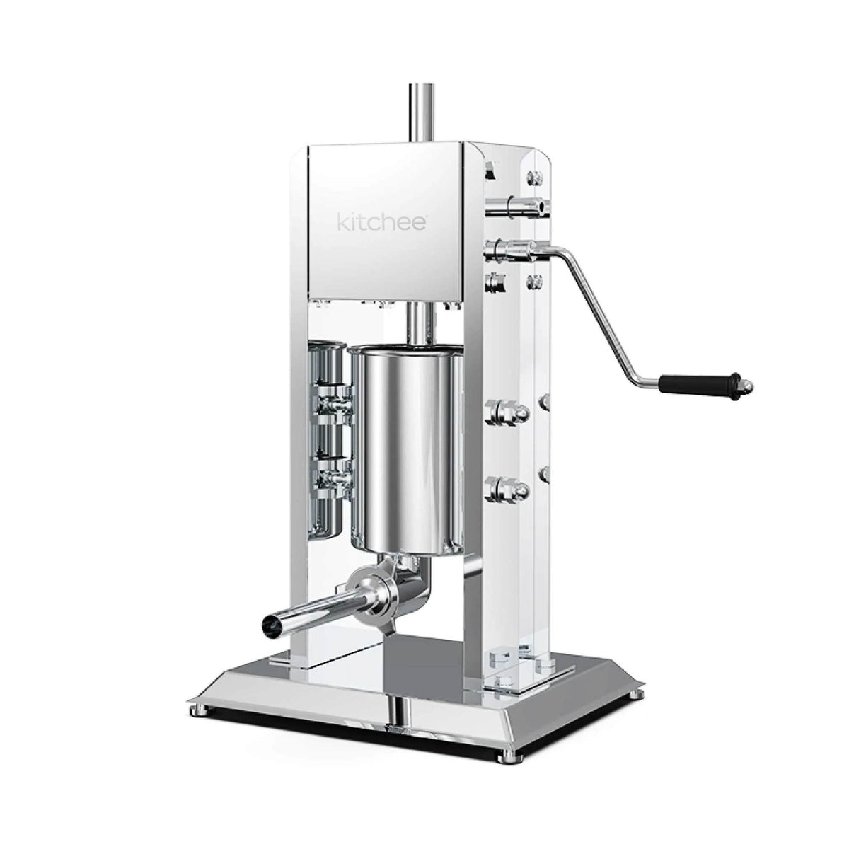 3L Manual Vertical Sausage Filler | Stainless Steel Stuffer Meat Press Machine