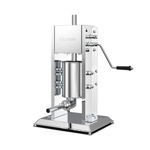 3L Manual Vertical Sausage Filler | Stainless Steel Stuffer Meat Press Machine