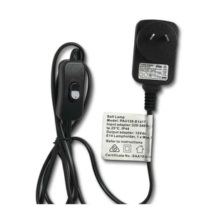 12V 12W Soccer Himalayan Pink Salt Lamp | Carved Ball Rock Crystal Light with On/Off Switch