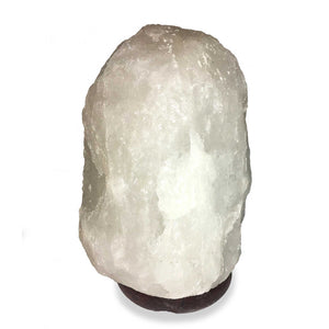 12V 12W 2-3 kg Himalayan White Salt Lamp | Natural Crystal Rock Unique Shape Lamp