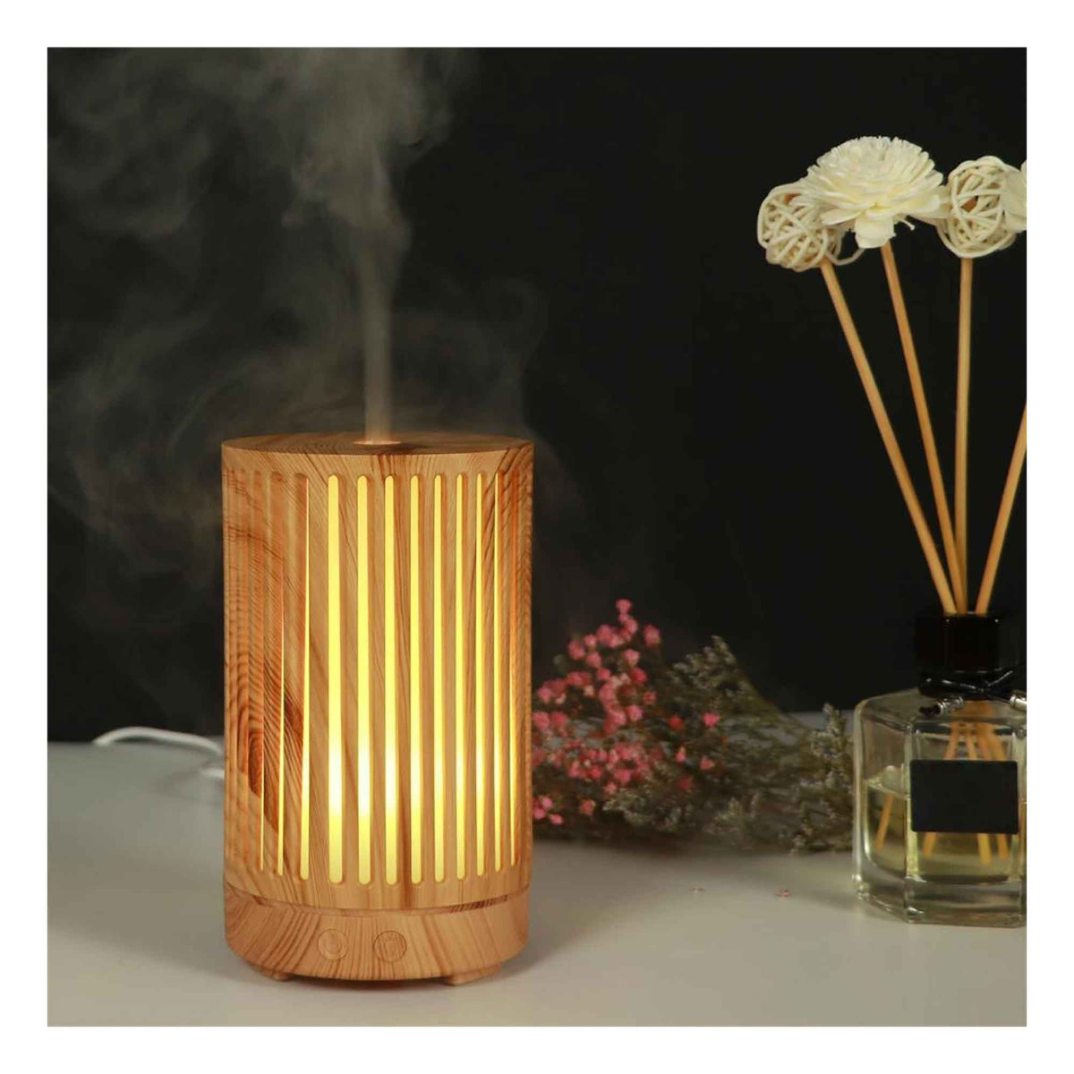 Essential Oil Aroma Diffuser | 200ml | Remote Cylinder | Aromatherapy Air Humidifier
