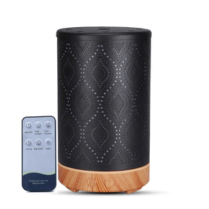 Essential Oil Aroma and Remote Diffuser | 100ml | Metal Art Air Mist Humidifier