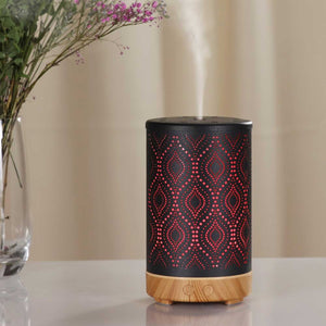 Essential Oil Aroma and Remote Diffuser | 100ml | Metal Art Air Mist Humidifier