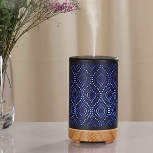 Essential Oil Aroma and Remote Diffuser | 100ml | Metal Art Air Mist Humidifier