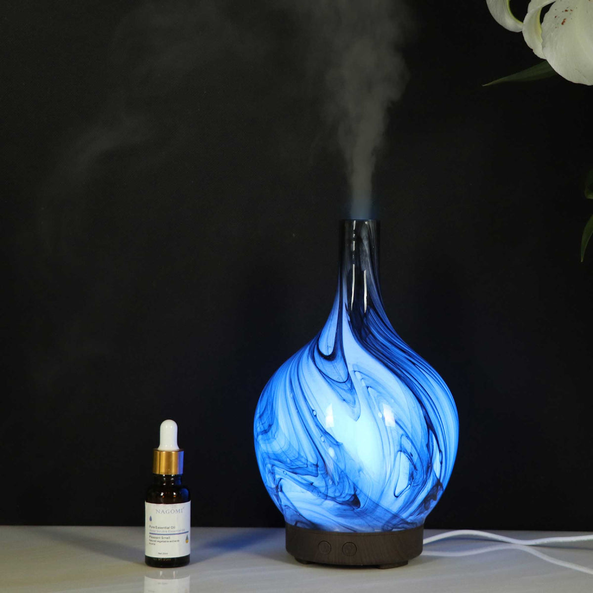 Essential Oil Aroma Diffuser | 100ml | Glass Marble | Aromatherapy Mist Humidifier