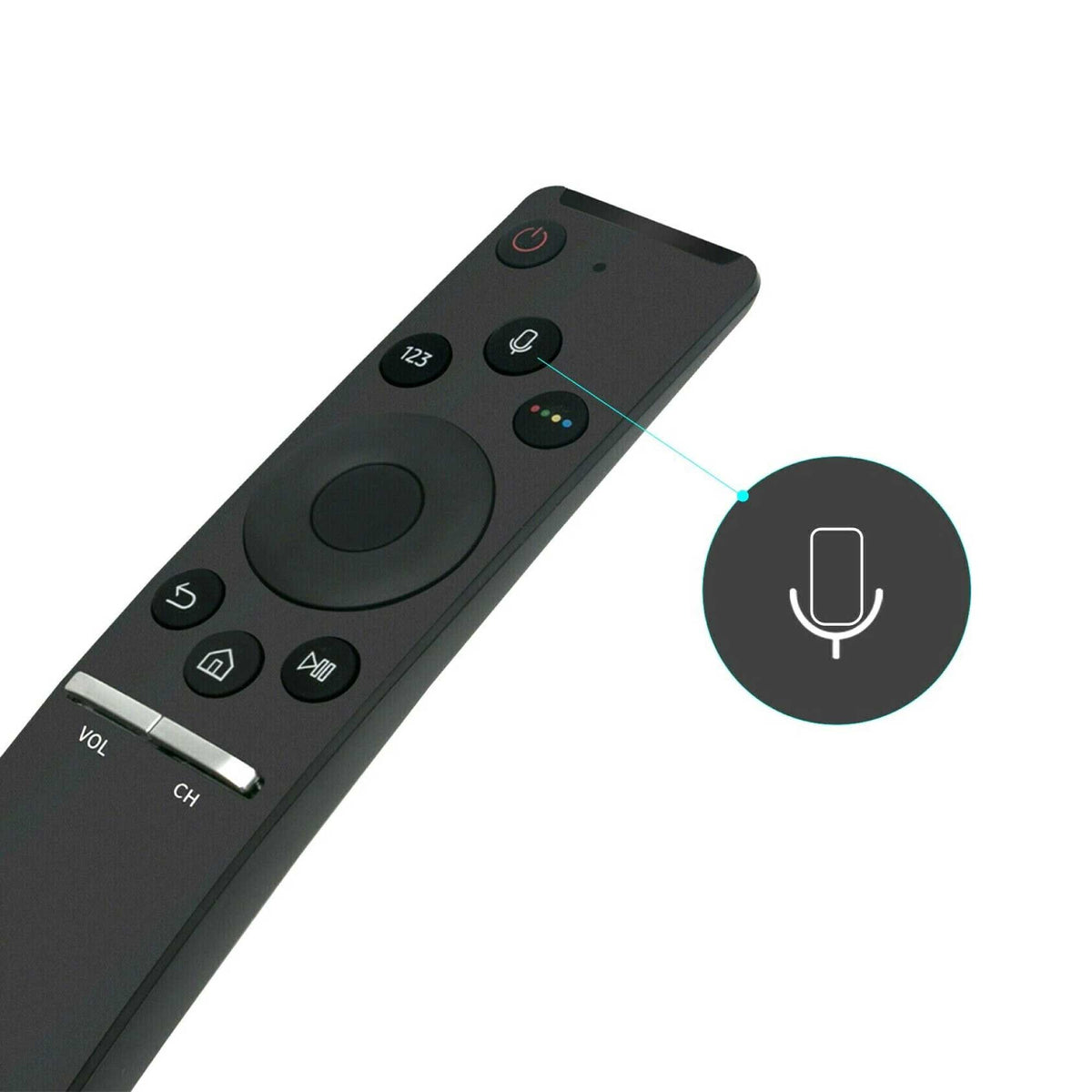 4K UHD Bluetooth Voice Remote | Compatible with Samsung | Bixby BN59-01259B Replacement Control