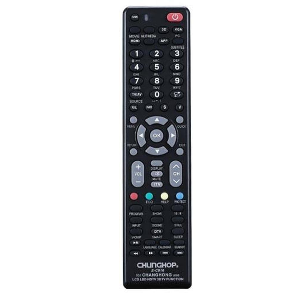 Universal TV Remote Control | Compatible with Changhong LCD LED Smart HDTV Plasma UHD