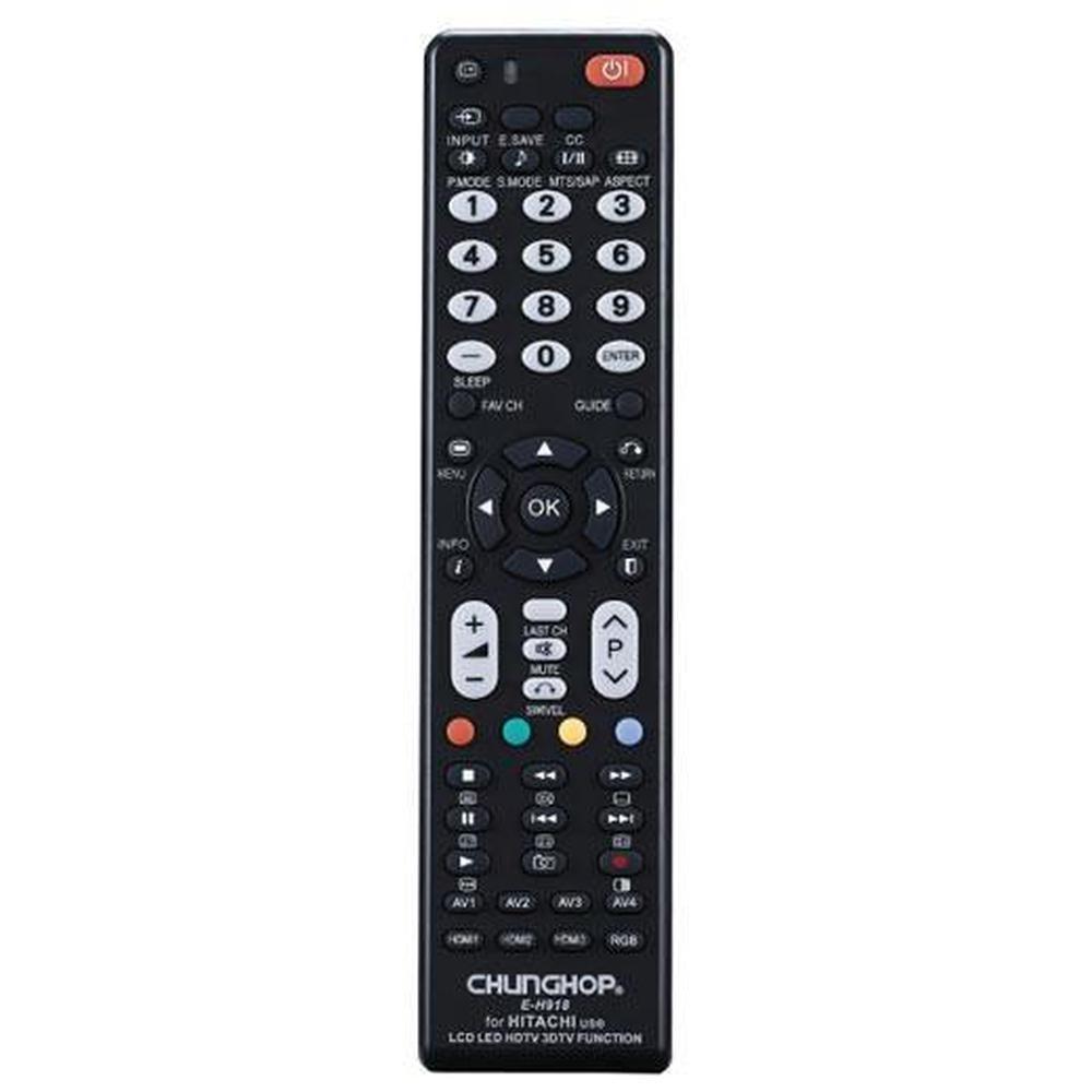 Universal TV Remote Control | Compatible with Hitachi LCD Smart Plasma LED HDTV UHD