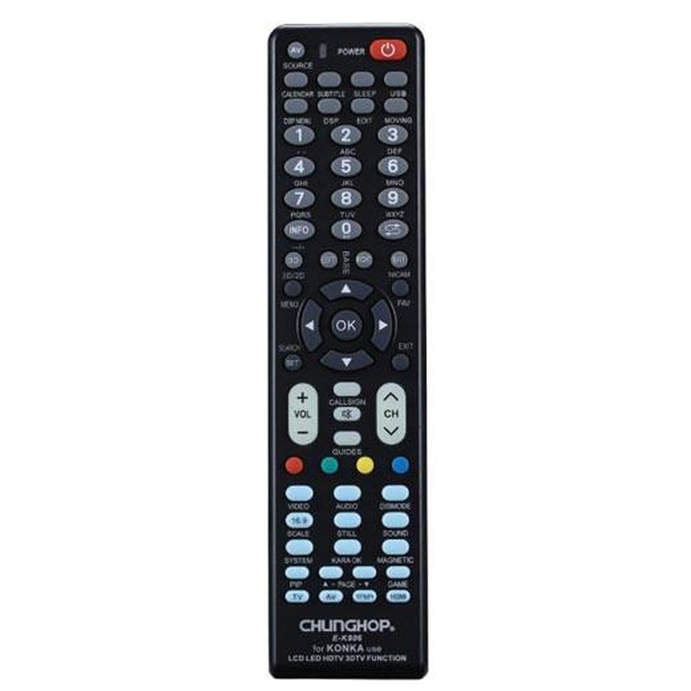 Universal TV Remote Control | Compatible with Konka Smart Plasma LCD LED Ultra HD HDTV