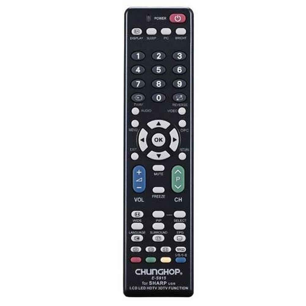 Universal TV Remote Control | Compatible with Sharp LCD LED Smart HDTV HD Plasma UHD