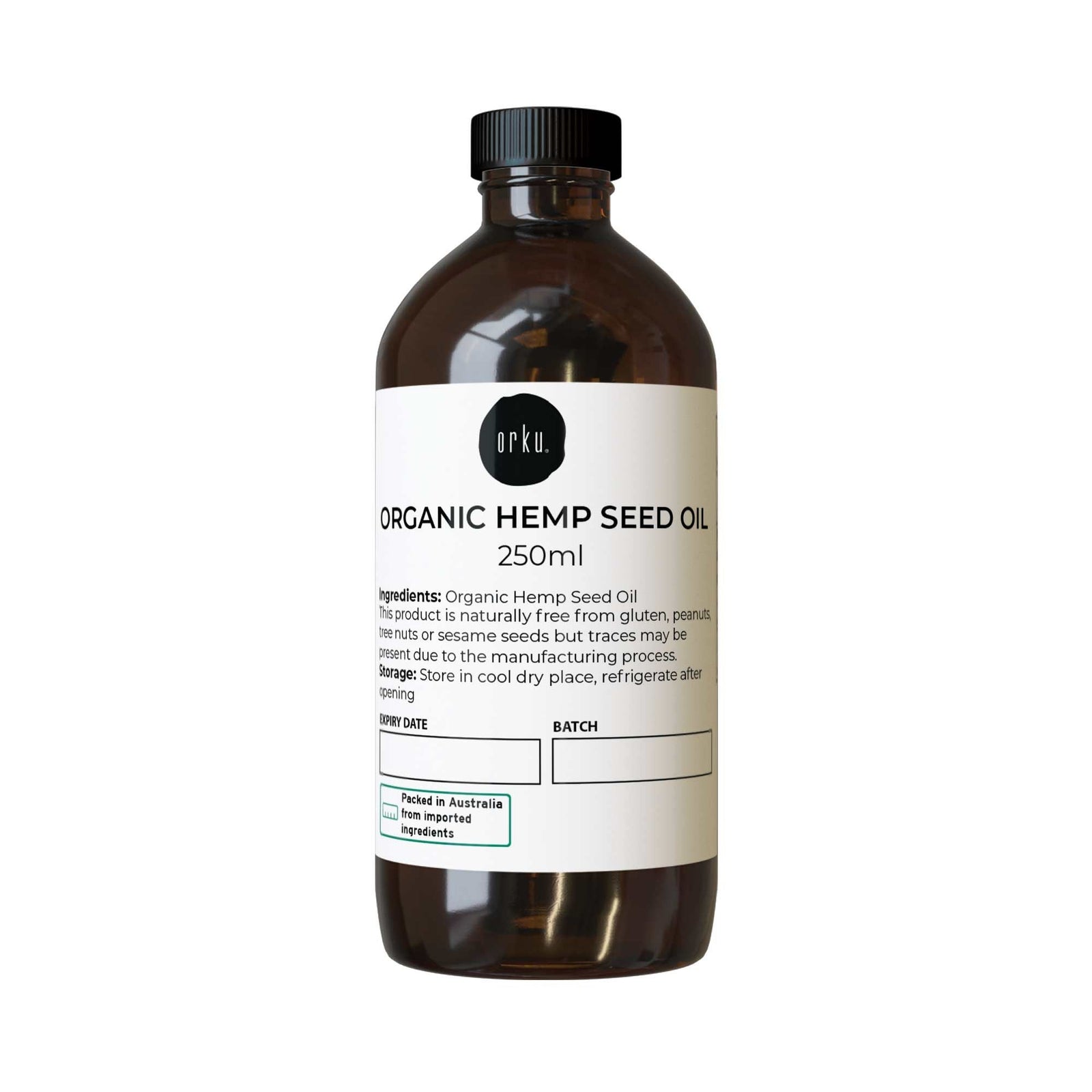 Organic Hemp Seed Oil | Cold Pressed | 250ml | Food Grade