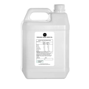 Organic Hemp Seed Oil | Cold Pressed | 5L | Food Grade