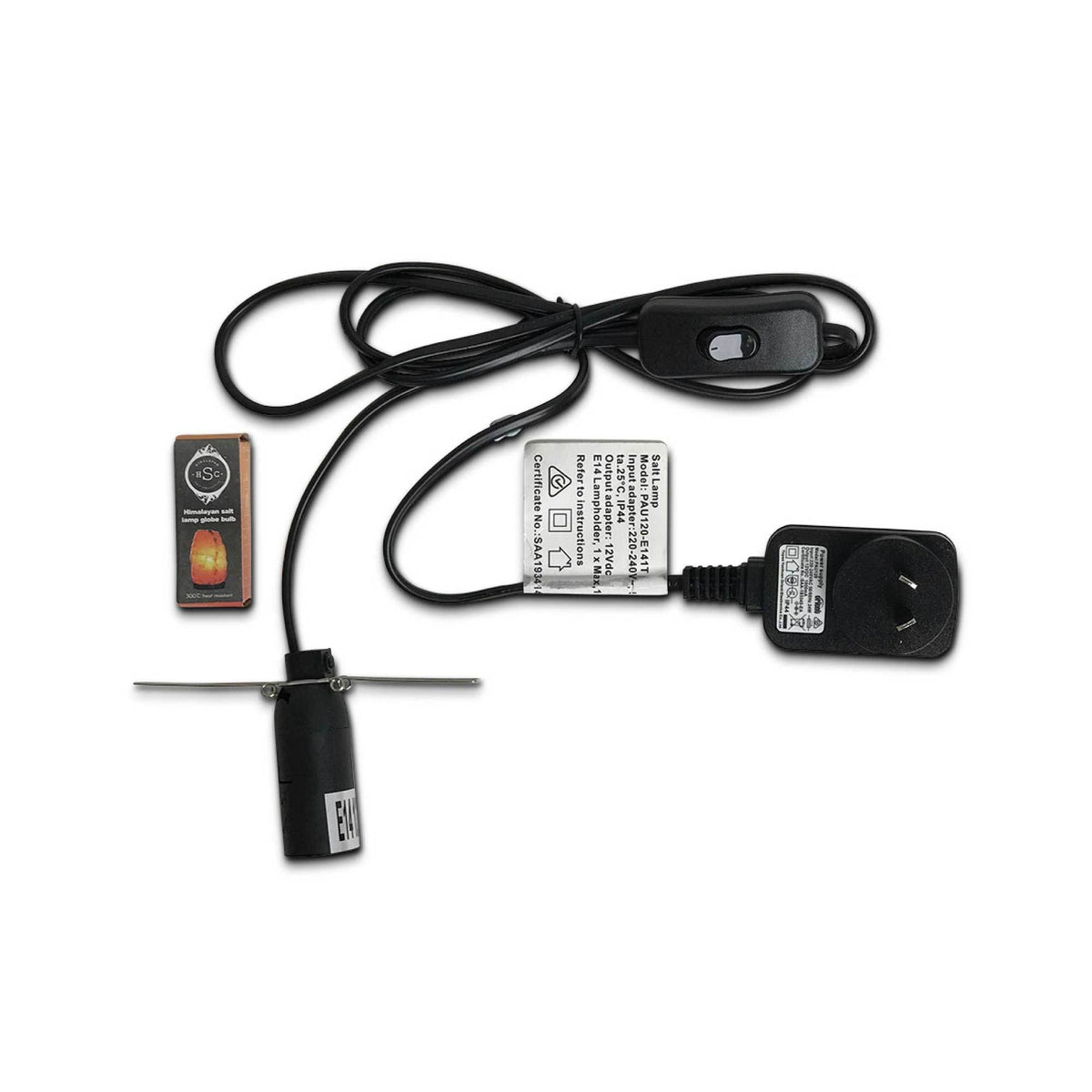 12V 12W Light Bulb On/Off Switch for Himalayan Salt Lamp | Replacement Accessories