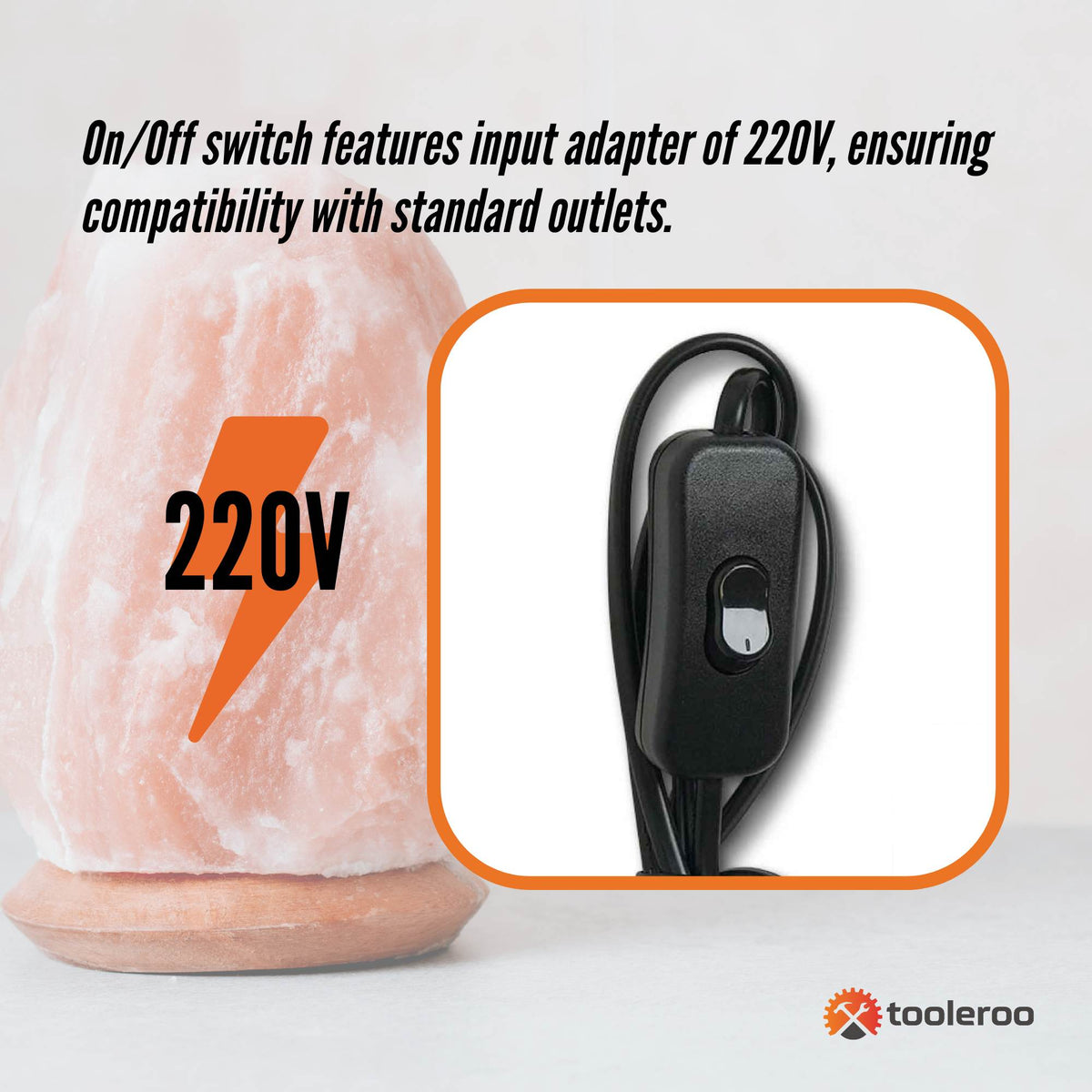 12V 12W Light Bulb On/Off Switch for Himalayan Salt Lamp | Replacement Accessories