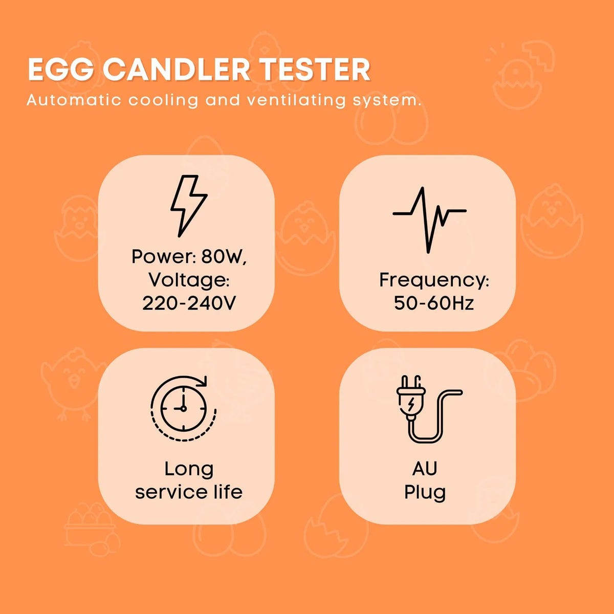 Electric 24 Egg Incubator + Accessories | Hatching Eggs for Chickens, Quail, and Ducks