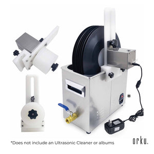 Vinyl Record Cleaning Stand | Drying Rack | Compatible with Ultrasonic Cleaner LP Disc Bracket