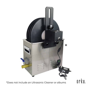 Alloy Vinyl Record Cleaning Stand | Drying Rack | Compatible with Ultrasonic Cleaner Disc Bracket