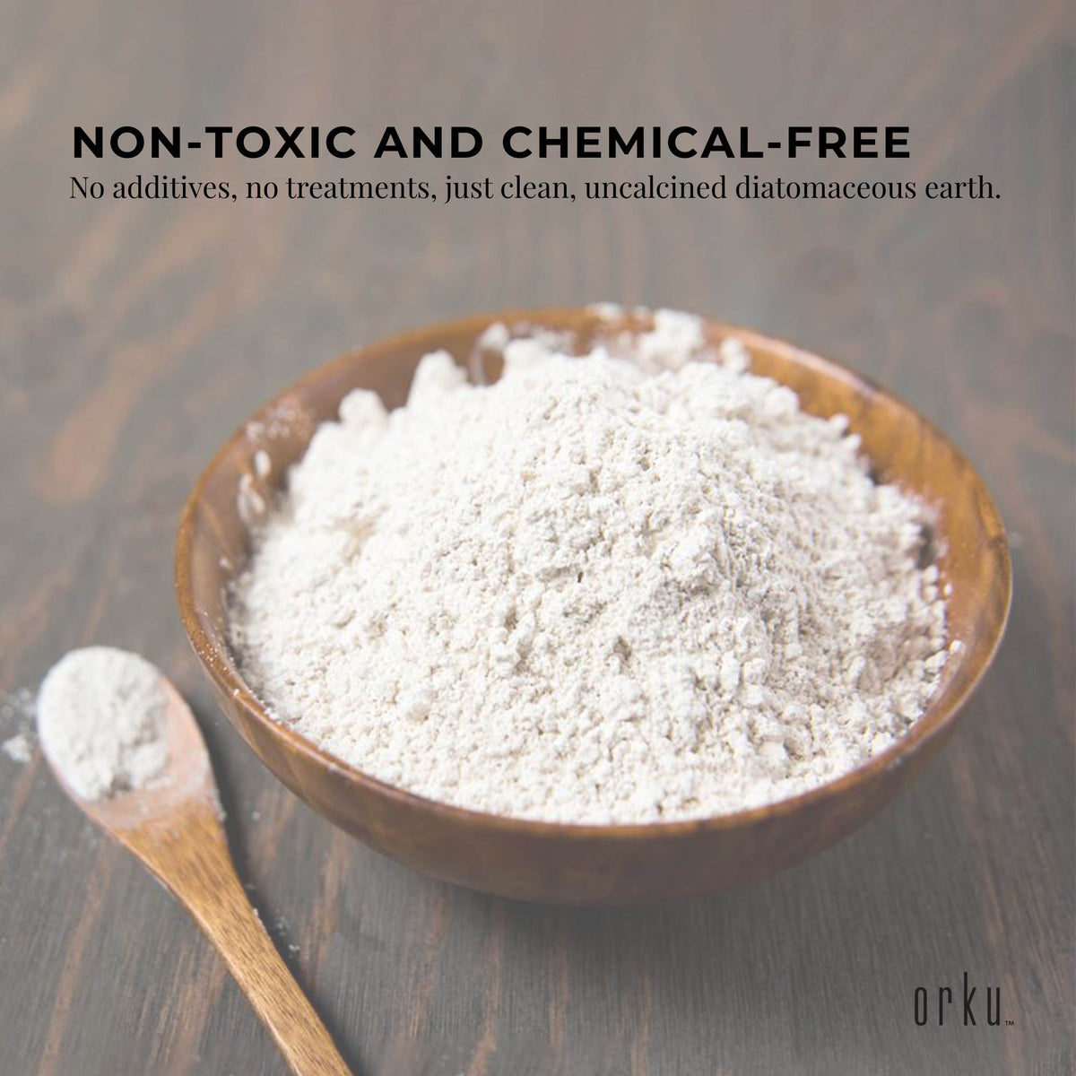 2Kg Organic Fossil Shell Flour | Livestock and Garden Grade Diatomaceous Earth