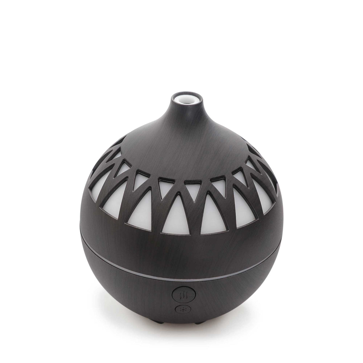 Essential Oil Aroma Diffuser | 180ml | USB LED | Dark Wood Mist Humidifier