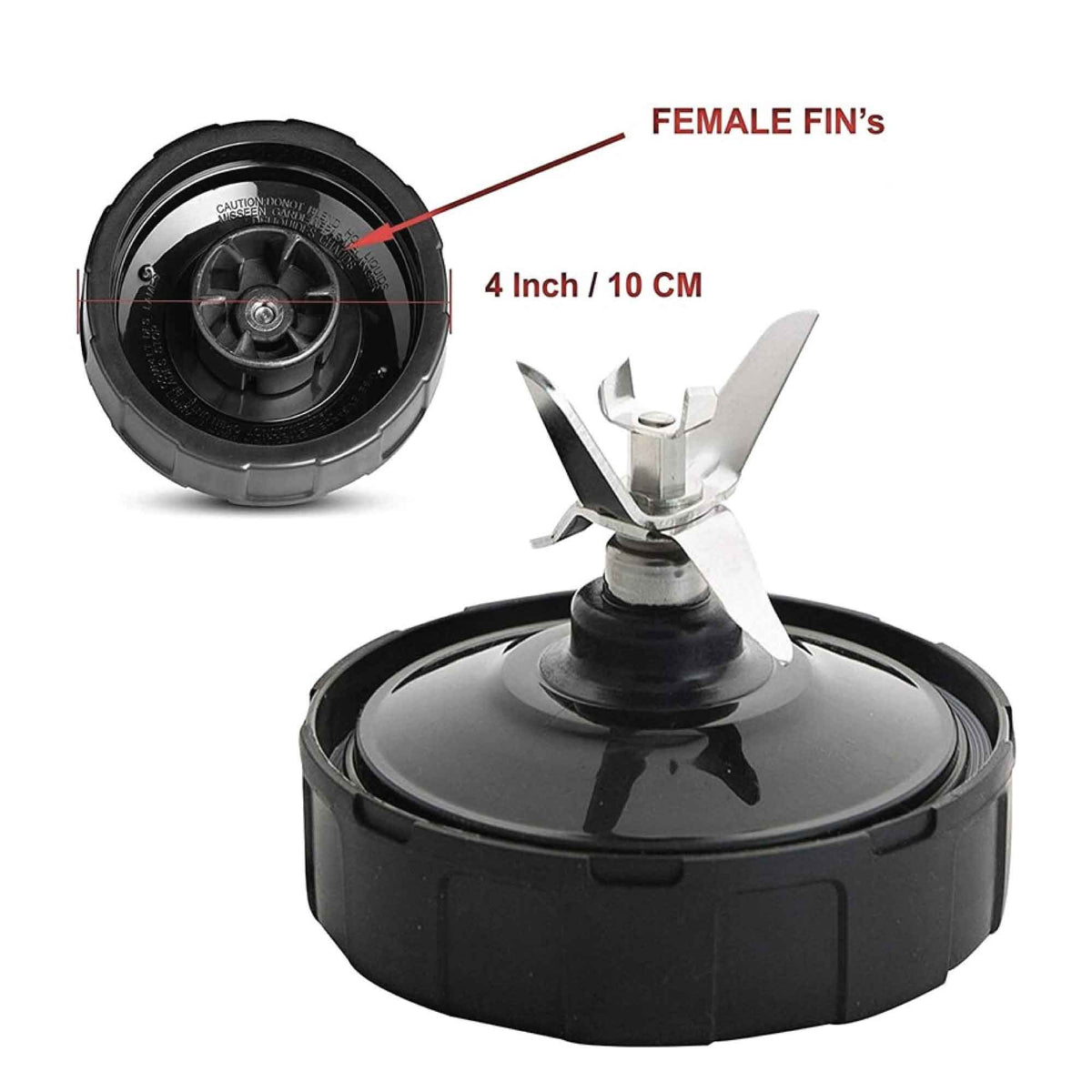 For Nutri Ninja Extractor Blade | 6 Fin Female Connection | Replacement Parts