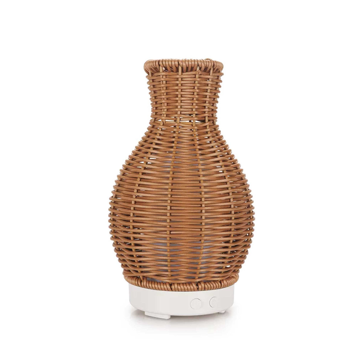 Essential Oil Aroma Diffuser and Remote | 100ml | Rattan Vase Mist Humidifier