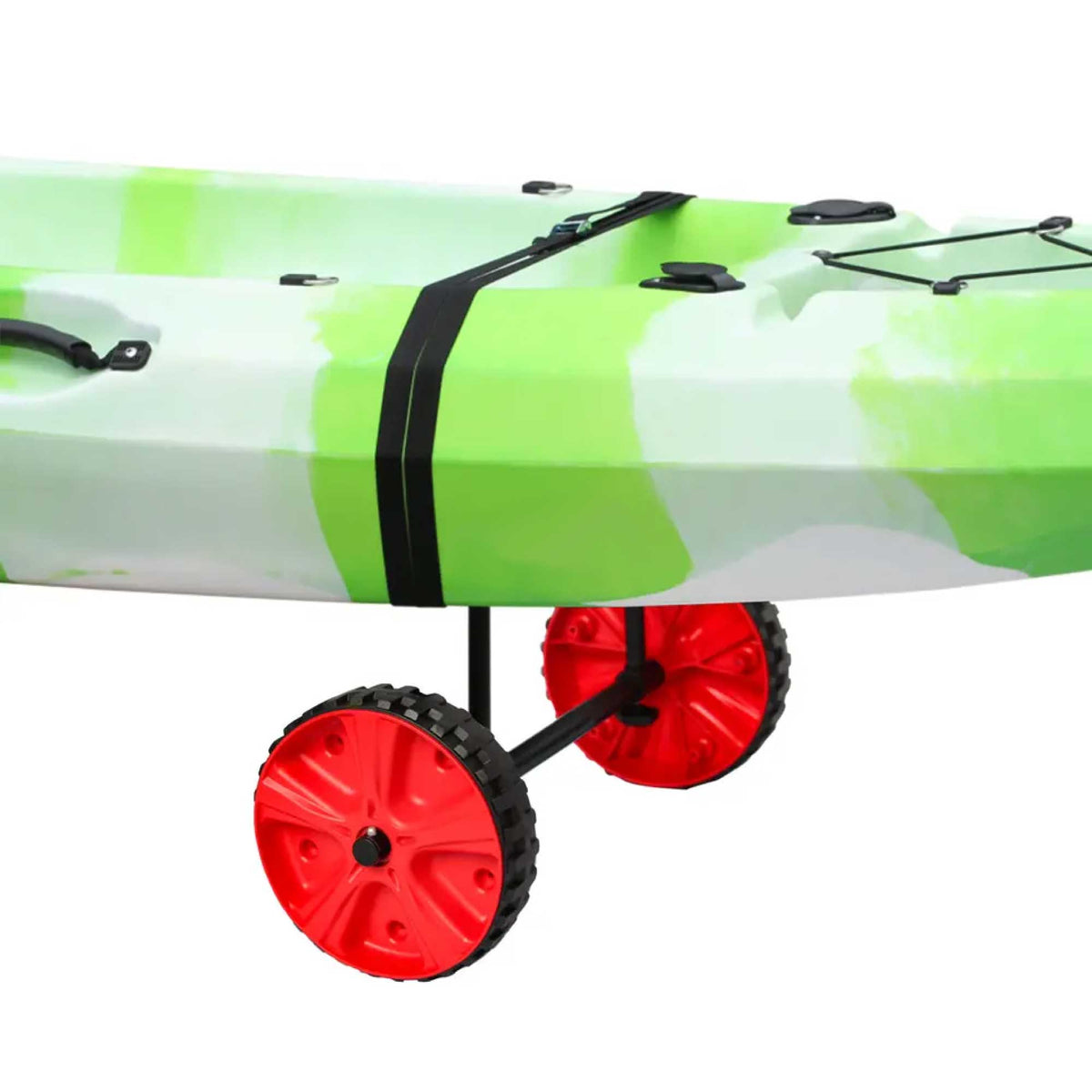 Sit-On-Top Kayak Trolley | Beach Canoe & Boat Transporter Cart
