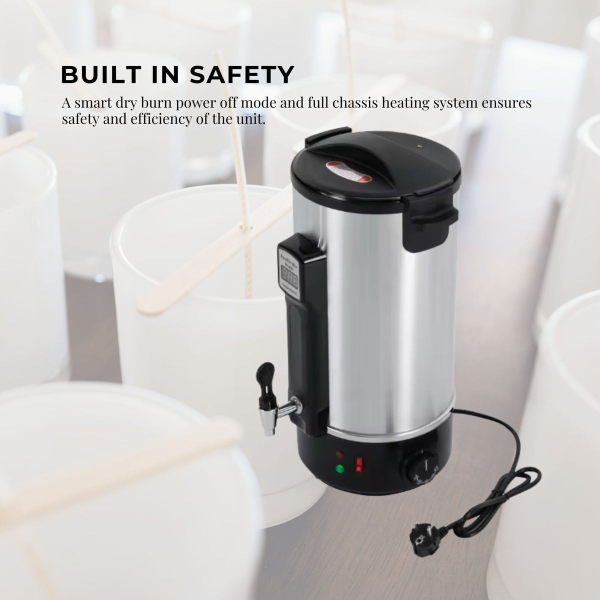 10L Candle Wax Heater with Core Heating Tap | Electric Warmer Melter Pot