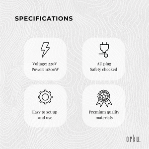 10L Candle Wax Heater Black with Tap | Soy Wax Melter Candle Making Pot