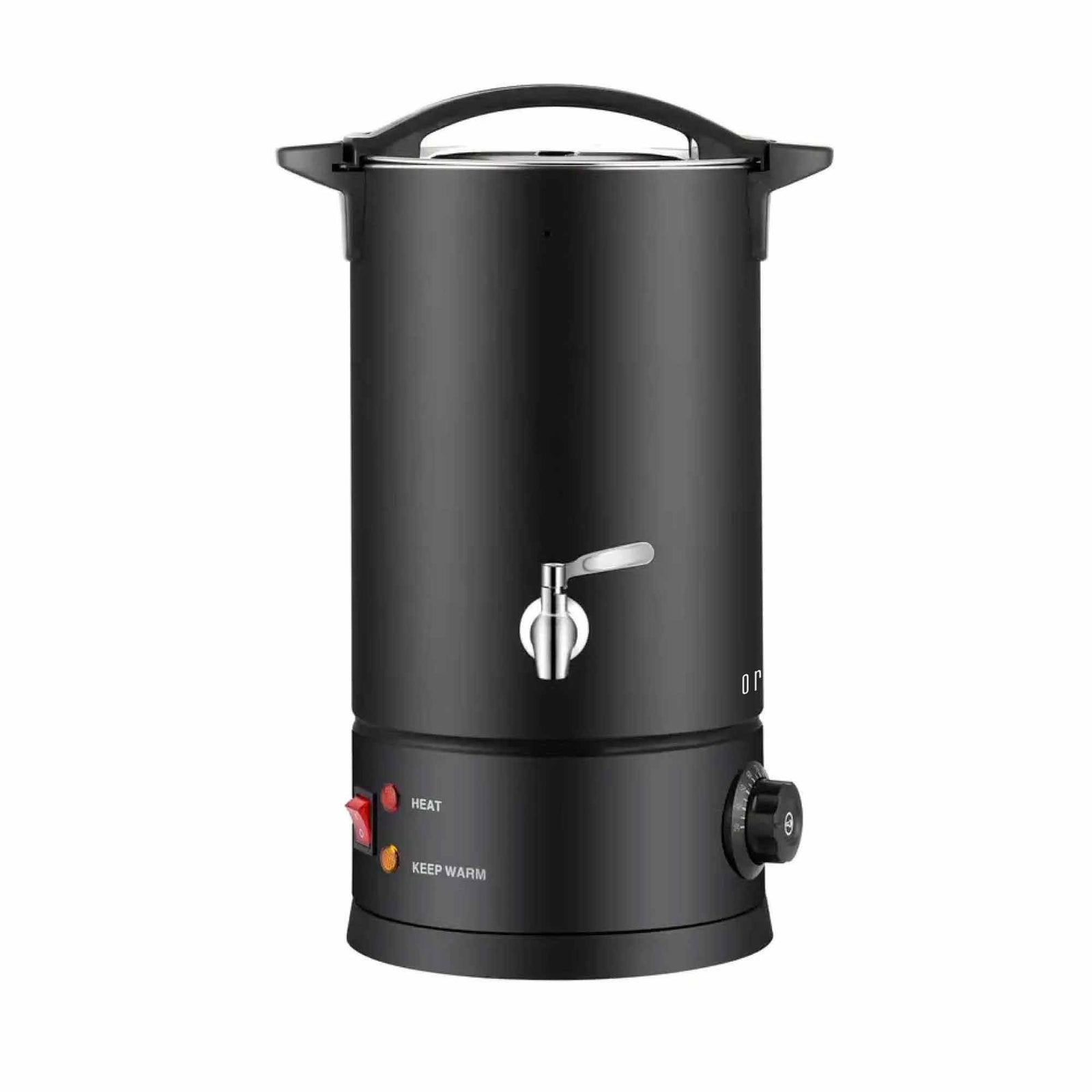 8L Candle Wax Heater Black with Tap | Soy Wax Melter for Candle Making