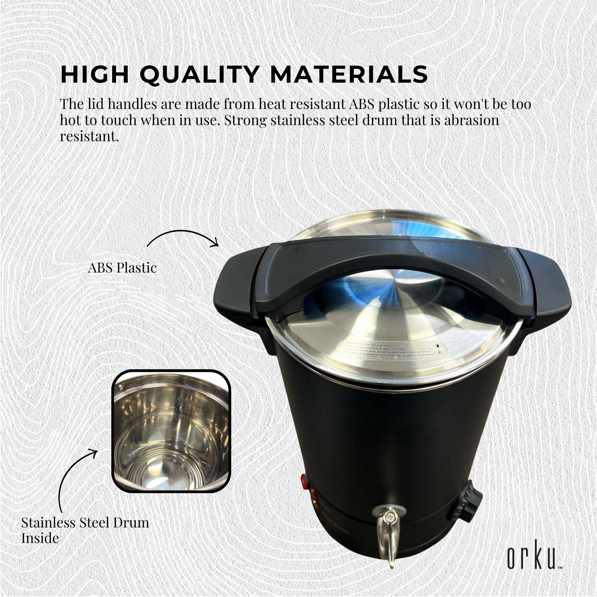 8L Candle Wax Heater Black with Tap & Accessories | Candle Wax Melter