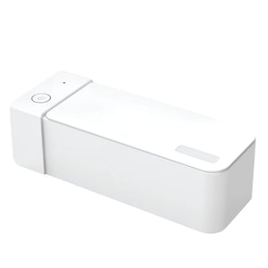 600ml Ultrasonic Jewellery Cleaner | Mini White | Portable Personal Sonic Bath