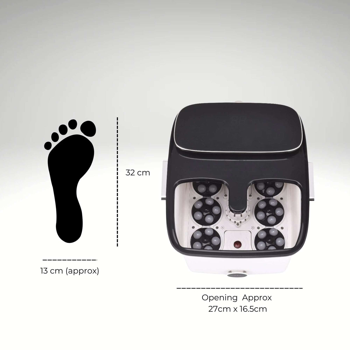 Foot Spa Automatic Water Heating Massager | Electric Pedicure Bath | Home Spa Solution