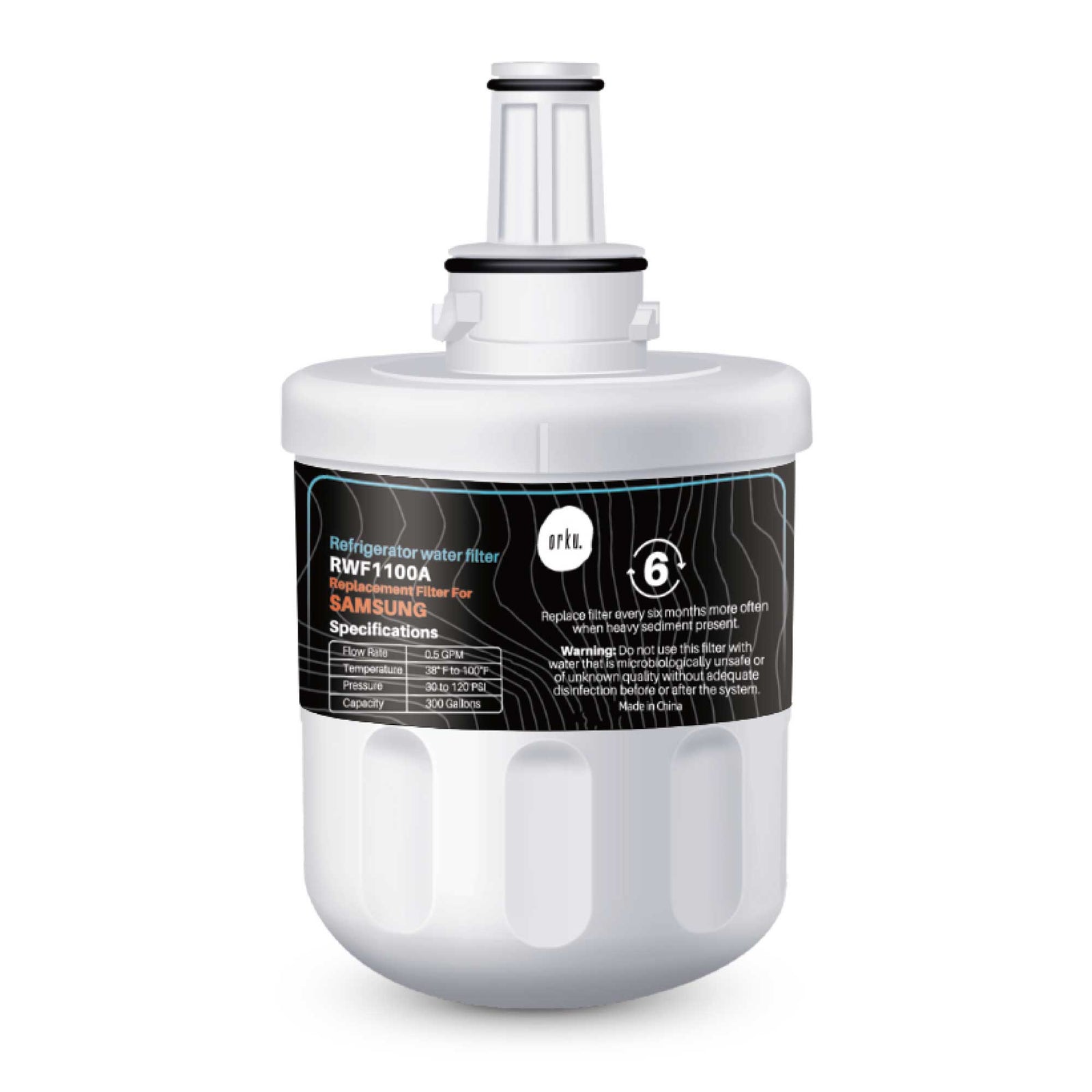 Fridge Water Filter Cartridge Replacement for Samsung | RFC1100A RWF1100